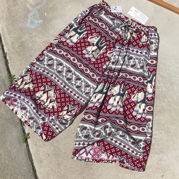 Nguyen Vu Pants - Nguyen Vu Capri Culottes, 25” long, w 2 pockets